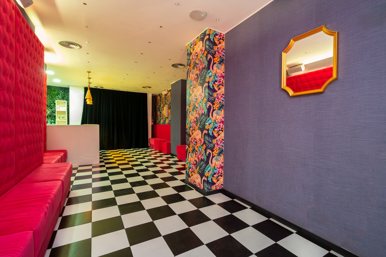 Salón de fiestas Miami en Barcelona - Ambiente íntimo art déco exclusivo